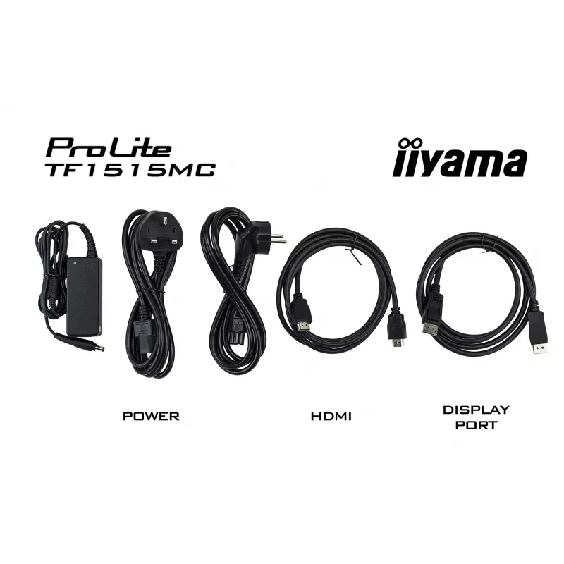 iiyama TF1515MC-B2 Monitor de ordenador 38,1 cm (15 inch) 1024 x 768 píxeles XGA LED Táctil Negro