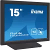 iiyama T1531SR-B1S Monitor de ordenador 38,1 cm (15 inch) 1024 x 768 píxeles XGA LCD Táctil Negro