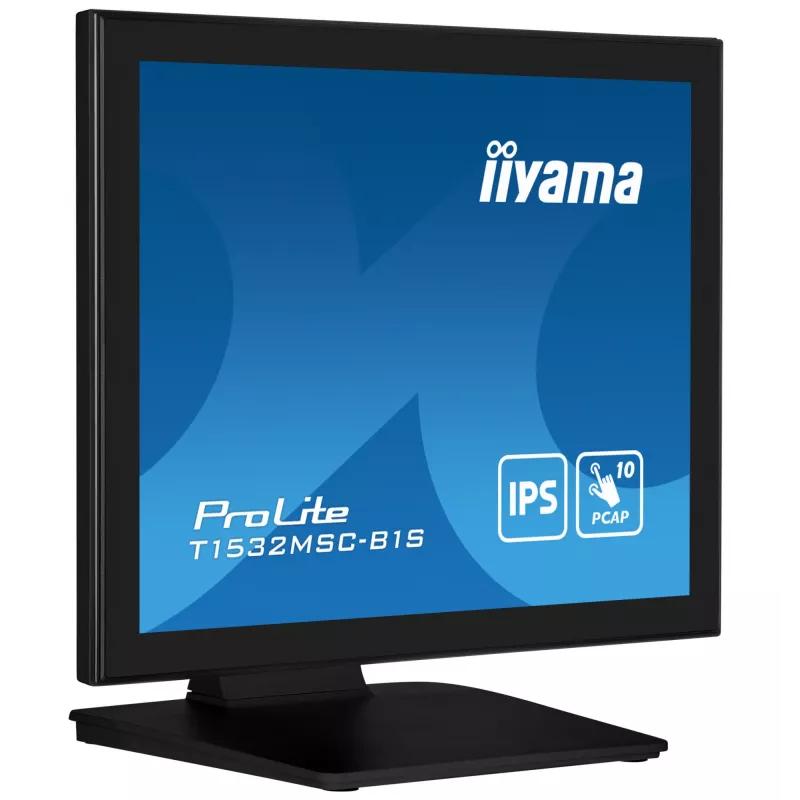 iiyama ProLite T1532MSC-B1S Monitor de ordenador 38,1 cm (15 inch) 1024 x 768 píxeles XGA LCD Táctil Negro