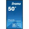 iiyama LH5041UHS-B2AG Pantalla de señalización pantalla publicitaria digital plana 127 cm (50 inch) LCD 500 cd/m² 4K Ultra HD negro 24/7