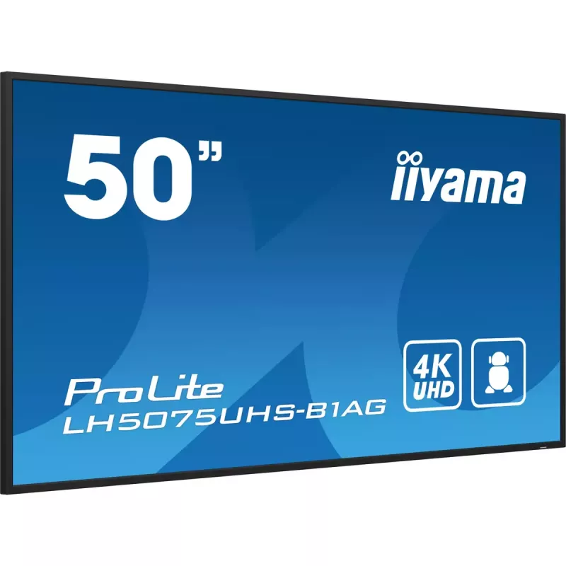 Pantalla de señalización digital iiyama LH5075UHS-B1AG 49,5
