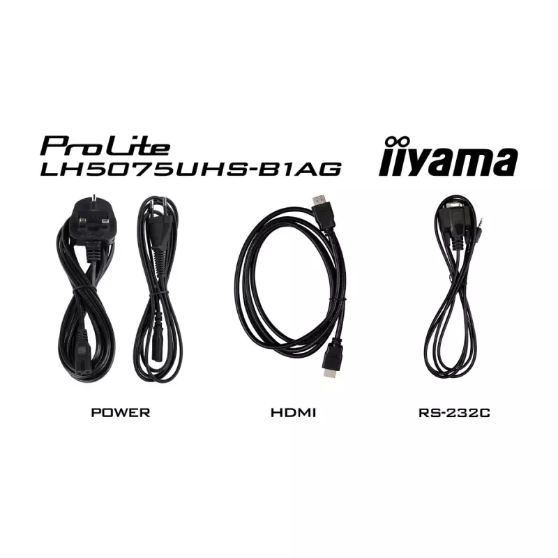 Pantalla de señalización digital iiyama LH5075UHS-B1AG 49,5