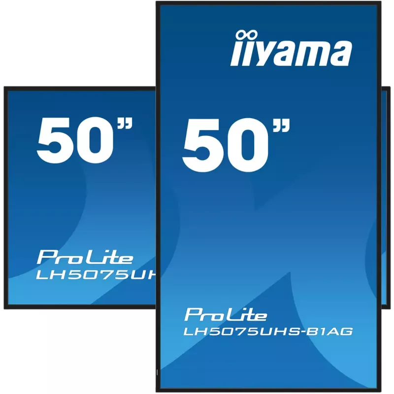 Pantalla de señalización digital iiyama LH5075UHS-B1AG 49,5