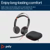 HP Poly Blackwire 5220 Auriculares estéreo USB-C + conector jack de 3,5 mm + adaptador USB-C/A