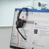 HP Poly Blackwire 5220 Auriculares estéreo USB-C + conector jack de 3,5 mm + adaptador USB-C/A