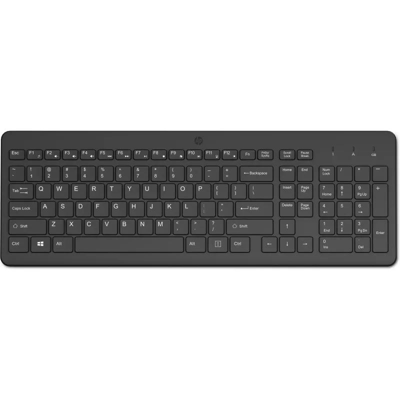 HP 225 Teclado inalámbrico Tamaño completo Inalámbrico RF Universal Negro 805T1AA#ABD