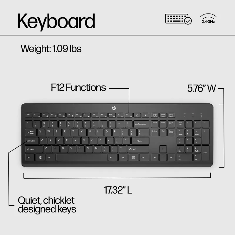 HP 230 Teclado inalámbrico