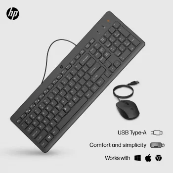 HP 150 Ratón y teclado con cable