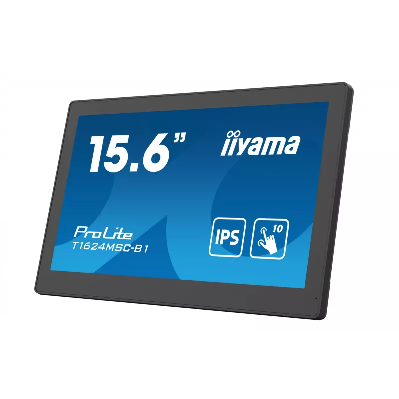 iiyama T1624MSC-B1 Monitor de ordenador 39,6 cm (15,6 inch) 1920 x 1080 píxeles Full HD LED Táctil Negro