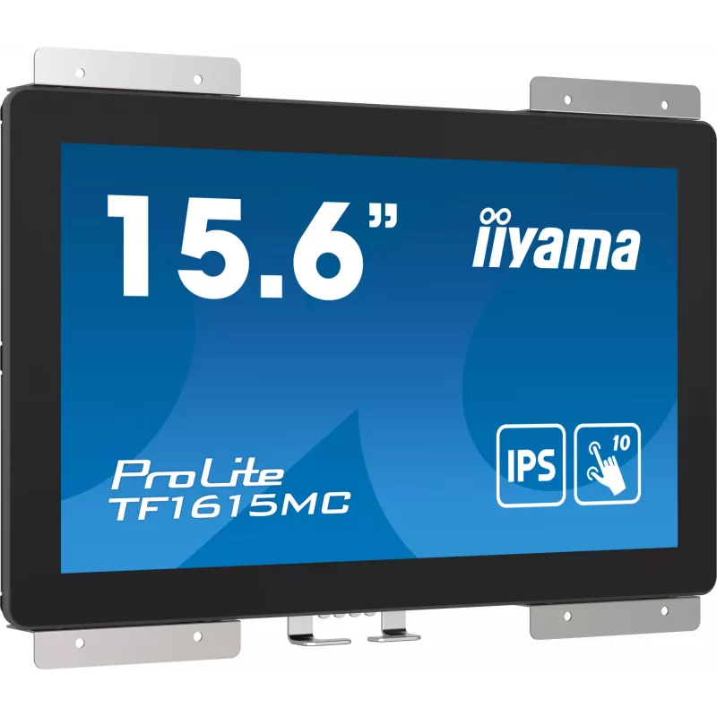 iiyama ProLite TF1615MC-B1 Monitor de ordenador 39,6 cm (15,6 inch) 1920 x 1080 píxeles Full HD Táctil Negro