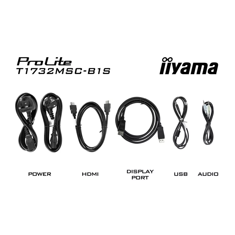 iiyama ProLite Monitor de ordenador 43,2 cm (17 inch) 1280 x 1024 píxeles LED Táctil Sobremesa Negro