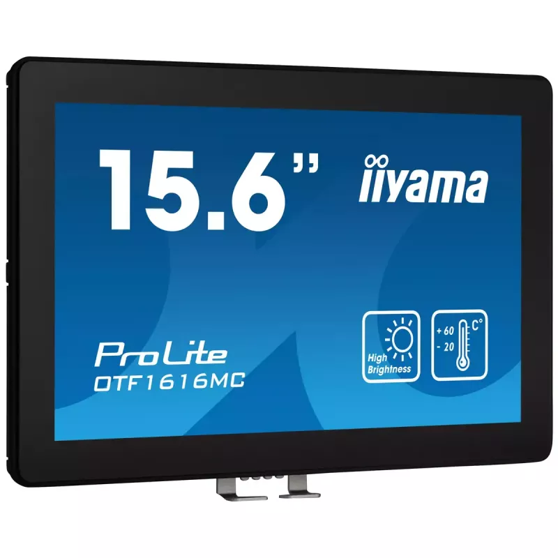 iiyama OTF1616MC-B1 Monitor de ordenador 39,6 cm (15,6 inch) 1920 x 1080 píxeles Full HD LCD Táctil Negro