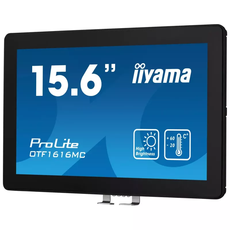 iiyama OTF1616MC-B1 Monitor de ordenador 39,6 cm (15,6 inch) 1920 x 1080 píxeles Full HD LCD Táctil Negro