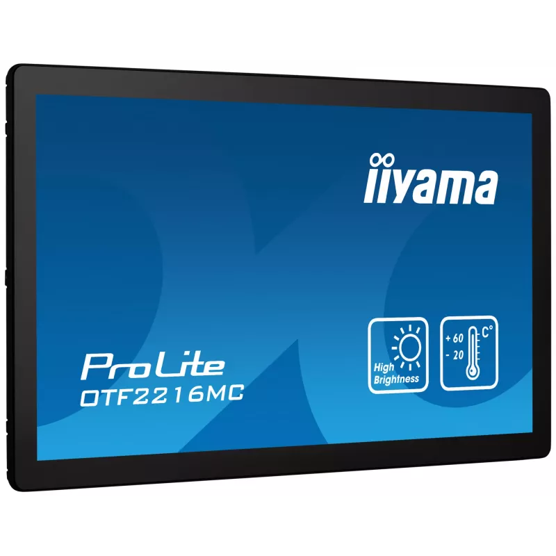 iiyama OTF2216MC-B1 Monitor de ordenador 54,6 cm (21,5 inch) 1920 x 1080 píxeles Full HD LCD Táctil Negro
