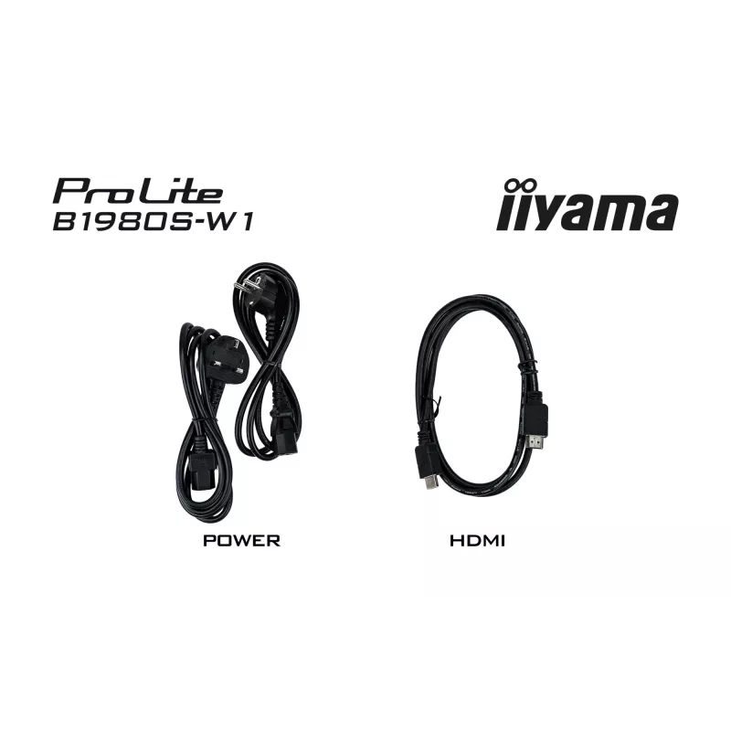 iiyama ProLite B1980S-W1 Monitor de ordenador 48,3 cm (19