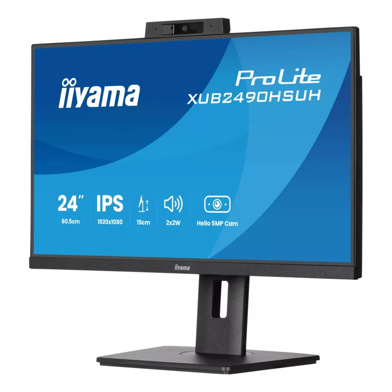 iiyama XUB2490HSUH-B2 Monitor de ordenador 60,5 cm (23,8 inch) 1920 x 1080 píxeles Full HD LED Negro