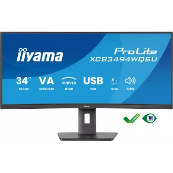 iiyama ProLite XCB3494WQSU-B1 Monitor de ordenador 86,4 cm (34