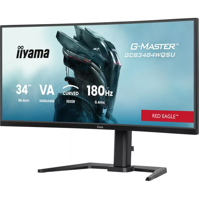 iiyama G-MASTER GCB3484WQSU-B1 Monitor de ordenador 86,4 cm (34 inch) 3440 x 1440 píxeles UltraWide Quad HD LED Negro