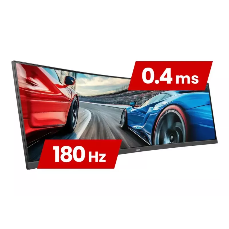 iiyama G-MASTER GCB3484WQSU-B1 Monitor de ordenador 86,4 cm (34 inch) 3440 x 1440 píxeles UltraWide Quad HD LED Negro