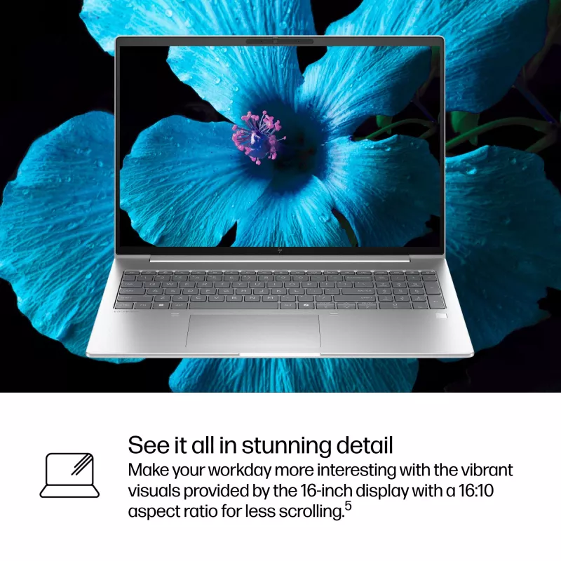 HP EliteBook 6 G1i AD3L3ET portátil AI, Intel Core Ultra 5 225U, 40,6 cm (16 pulgadas) WUXGA IPS, 16 GB DDR5, 512 GB SSD, Wi-Fi 7, Windows 11 Pro