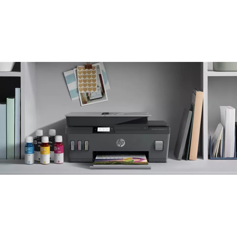 HP Smart Tank Plus 570 Impresora multifunción inalámbrica en color, copiadora, escáner