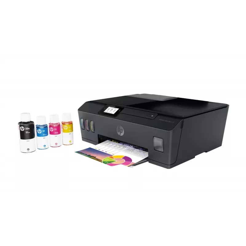 HP Smart Tank Plus 570 Impresora multifunción inalámbrica en color, copiadora, escáner