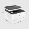 Impresora HP LaserJet Pro 3002dn Láser Gris Blanco