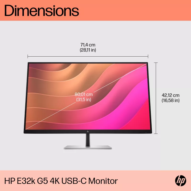 Monitor HP E32k G5 31,5