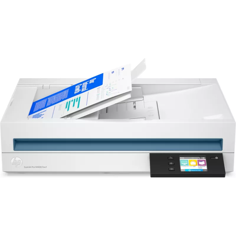 HP Scanjet Pro N4600 fnw1 Escáner de sobremesa y ADF 1200 x 1200 DPI A5 Blanco