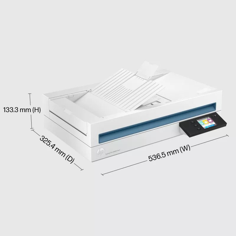 HP Scanjet Pro N4600 fnw1 Escáner de sobremesa y ADF 1200 x 1200 DPI A5 Blanco