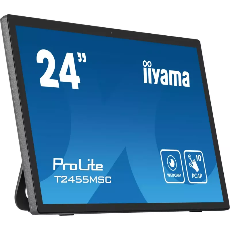 iiyama T2455MSC-B1 Monitor de ordenador 61 cm (24 inch) 1920 x 1080 píxeles Full HD LED Táctil Negro