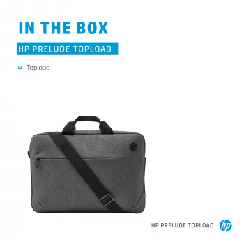 HP Prelude Bolsa top loader de 15.6 pulgadas, bolsa top loader, 39,6 cm (15,6 inch), 300 g