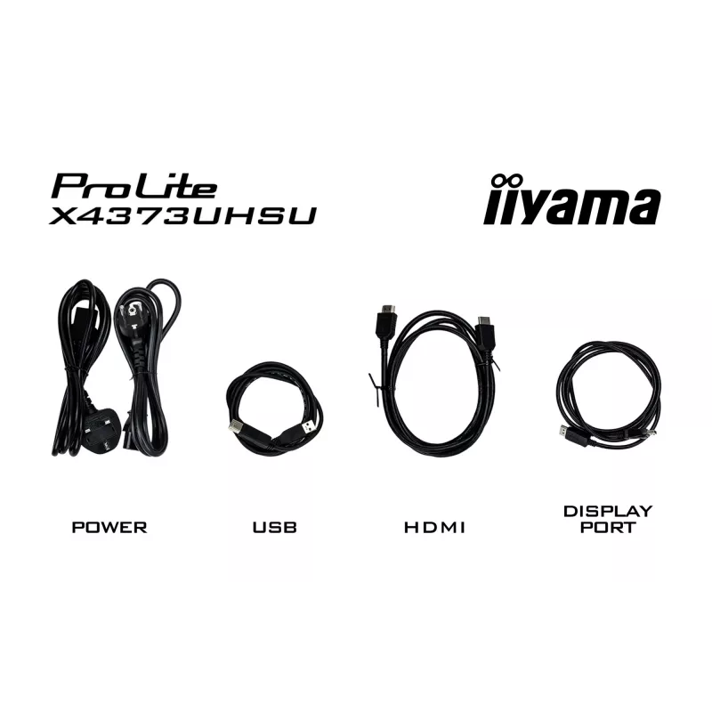 iiyama ProLite X4373UHSU-B1 Monitor de ordenador 108 cm (42,5 inch) 3840 x 2160 píxeles 4K Ultra HD Negro