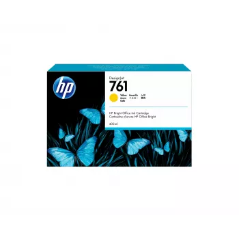 HP 761 400 ml cartucho de tinta DesignJet amarillo, HP DesignJet T7100 Printer; HP DesignJet T7200 Production Printer, inyección térmica, amarillo, Singapur, 174 mm, 114 mm