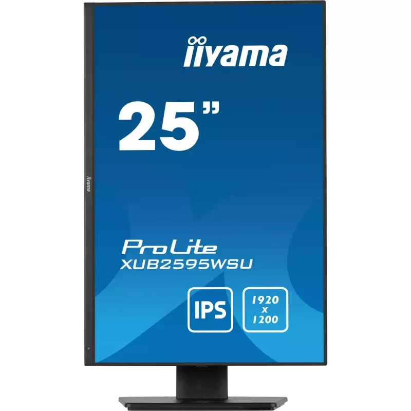 iiyama ProLite XUB2595WSU-B5 Monitor de ordenador 63,5 cm (25 inch) 1920 x 1200 píxeles WUXGA LED Negro