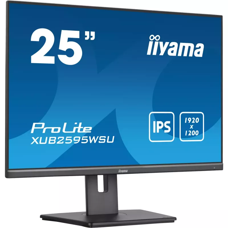 iiyama ProLite XUB2595WSU-B5 Monitor de ordenador 63,5 cm (25 inch) 1920 x 1200 píxeles WUXGA LED Negro