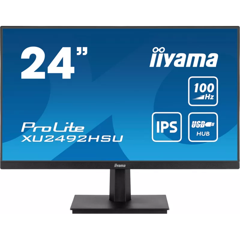 iiyama ProLite XU2492HSU-B6 Monitor de ordenador 60,5 cm (23,8 inch) 1920 x 1080 píxeles Full HD LED Negro