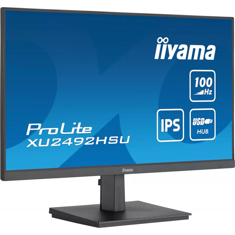 iiyama ProLite XU2492HSU-B6 Monitor de ordenador 60,5 cm (23,8 inch) 1920 x 1080 píxeles Full HD LED Negro