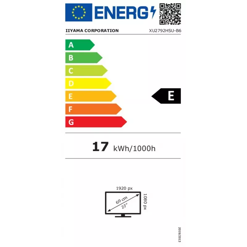iiyama ProLite XU2792HSU-B6 Monitor de ordenador 68,6 cm (27 inch) 1920 x 1080 píxeles Full HD LED Negro