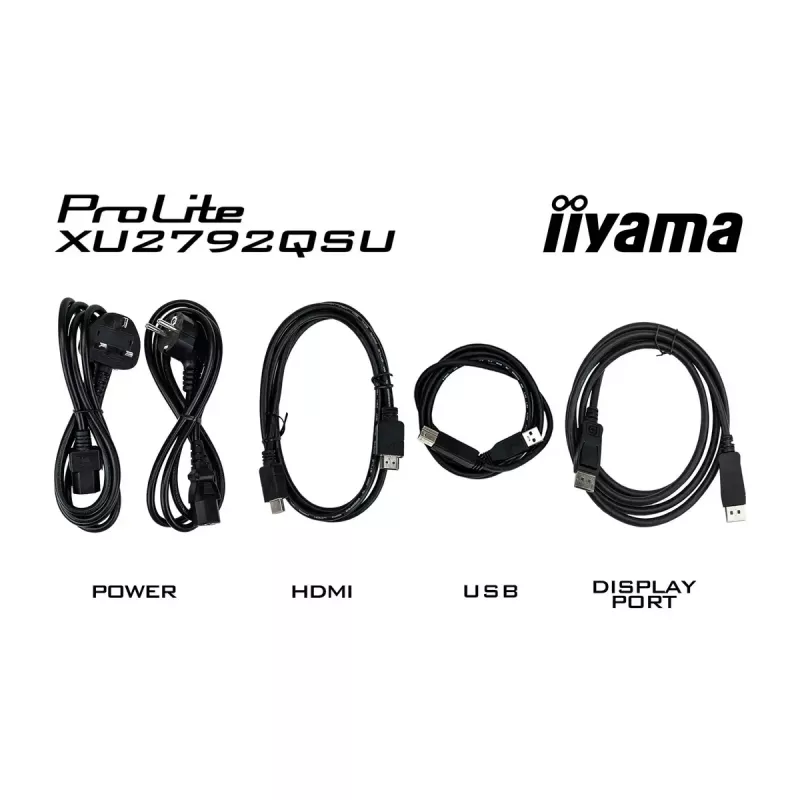 iiyama ProLite Monitor de ordenador 68,6 cm (27 inch) 2560 x 1440 píxeles Quad HD LED Negro