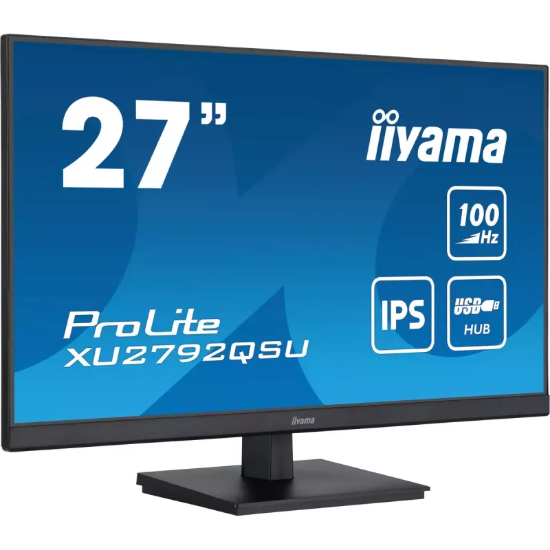 iiyama ProLite Monitor de ordenador 68,6 cm (27 inch) 2560 x 1440 píxeles Quad HD LED Negro