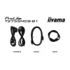 iiyama ProLite T2755MSC-B1 Monitor de Ordenador 68,6 cm (27 inch) 1920 x 1080 Píxeles Full HD LED Pantalla Táctil Sobremesa Negro