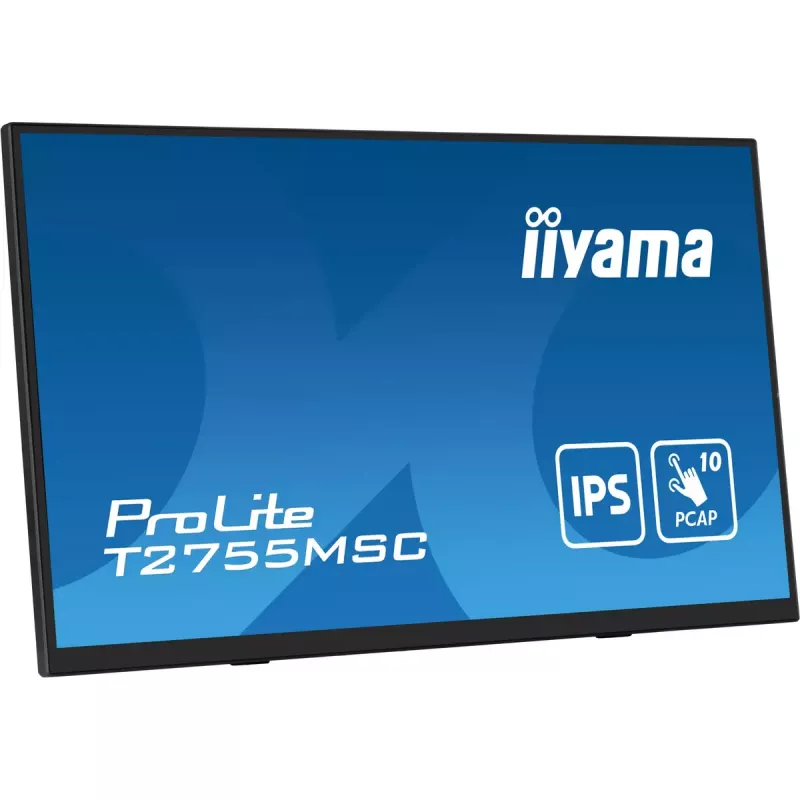iiyama ProLite T2755MSC-B1 Monitor de Ordenador 68,6 cm (27 inch) 1920 x 1080 Píxeles Full HD LED Pantalla Táctil Sobremesa Negro
