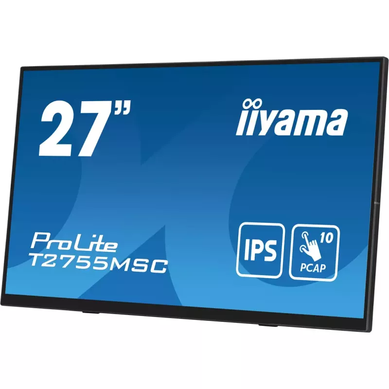 iiyama ProLite T2755MSC-B1 Monitor de Ordenador 68,6 cm (27 inch) 1920 x 1080 Píxeles Full HD LED Pantalla Táctil Sobremesa Negro