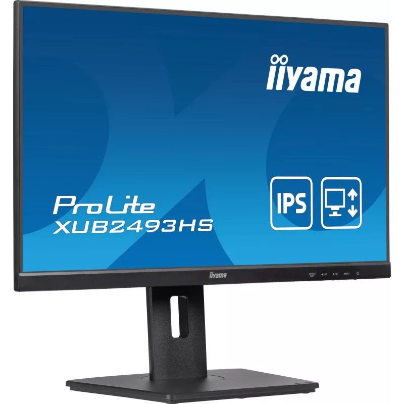 iiyama ProLite XUB2493HS-B6 Monitor de Ordenador 60,5 cm (23,8 inch) 1920 x 1080 Píxeles Full HD LED Negro