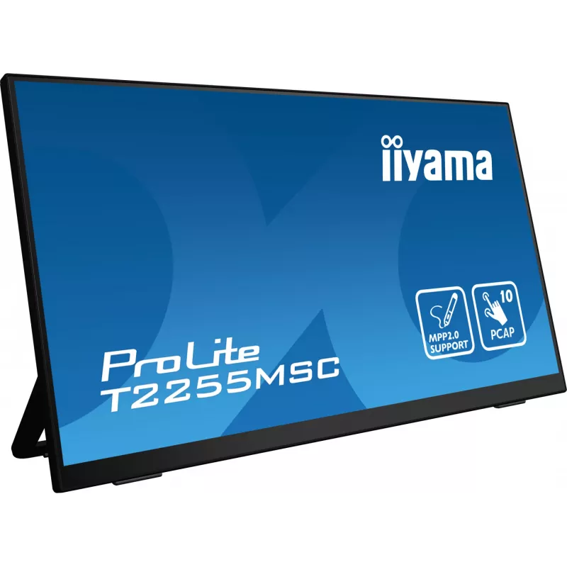 iiyama ProLite T2255MSC-B1 Monitor de Ordenador 54,6 cm (21,5 inch) 1920 x 1080 Píxeles Full HD LCD Pantalla Táctil Negro