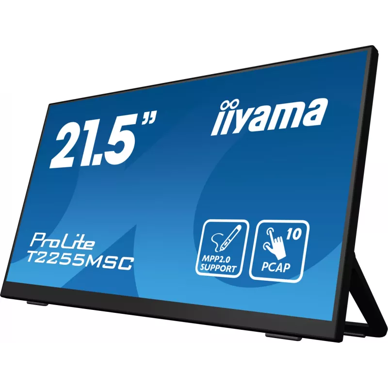 iiyama ProLite T2255MSC-B1 Monitor de Ordenador 54,6 cm (21,5 inch) 1920 x 1080 Píxeles Full HD LCD Pantalla Táctil Negro