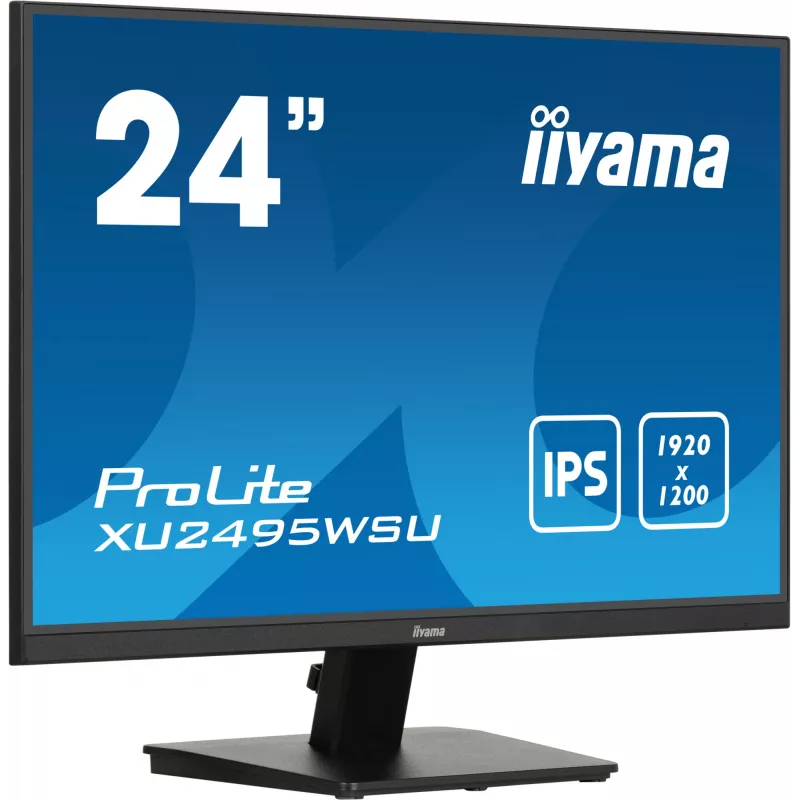iiyama ProLite XU2495WSU-B7 Monitor de Ordenador 61 cm (24 inch) 1920 x 1200 Píxeles WUXGA LED Negro
