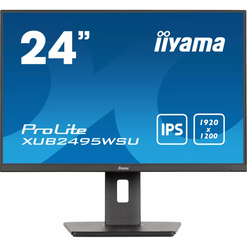 iiyama ProLite XUB2495WSU-B7 Monitor de Ordenador 61,2 cm (24,1 inch) 1920 x 1200 Píxeles WUXGA LED Negro