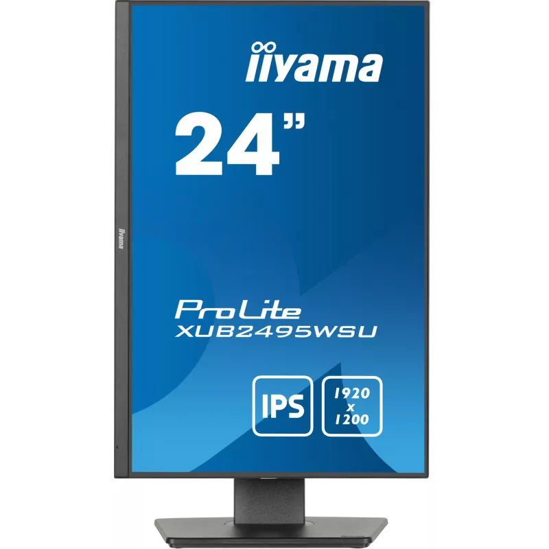 iiyama ProLite XUB2495WSU-B7 Monitor de Ordenador 61,2 cm (24,1 inch) 1920 x 1200 Píxeles WUXGA LED Negro